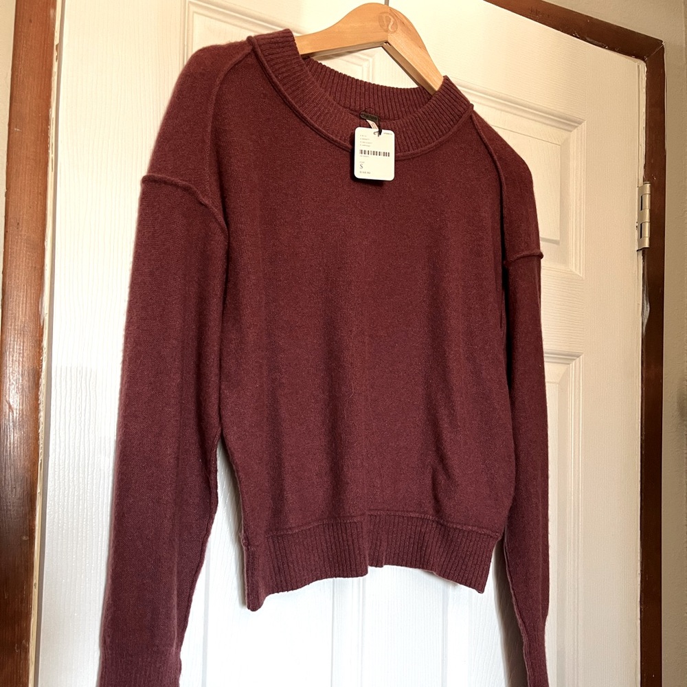 NWT Free People cashmere blend sweater
